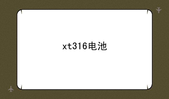 xt316电池